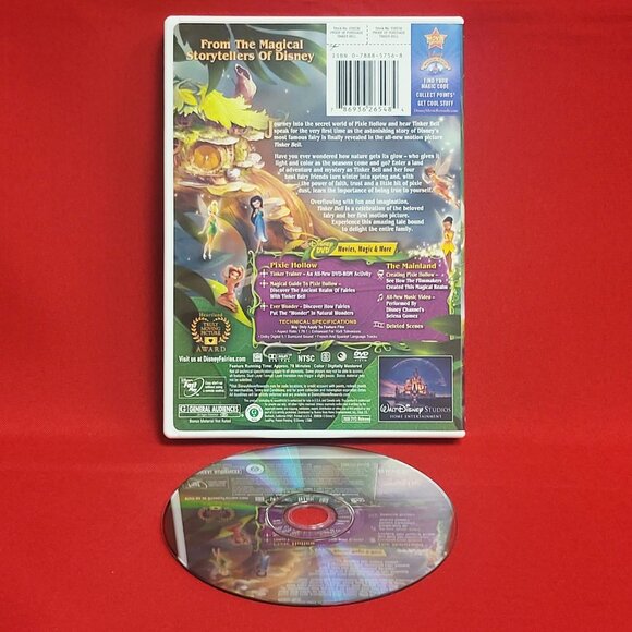 Walt Disney Pictures Tinker Bell Enter The World of Fairies DVD 2008 - Picture 7 of 7